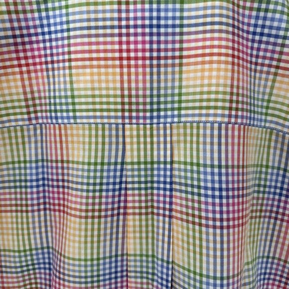 Cutter & Buck Shirt Mens XL Button Down Plaid Easter Spring Short Sleeves - Picture 8 of 9